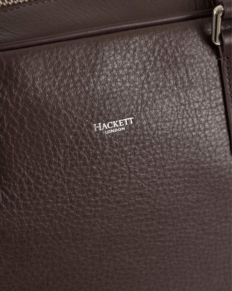 Herr | Hackett Pebble Document Briefcase Brown | Hackett | Pebble Document Briefcase Brown