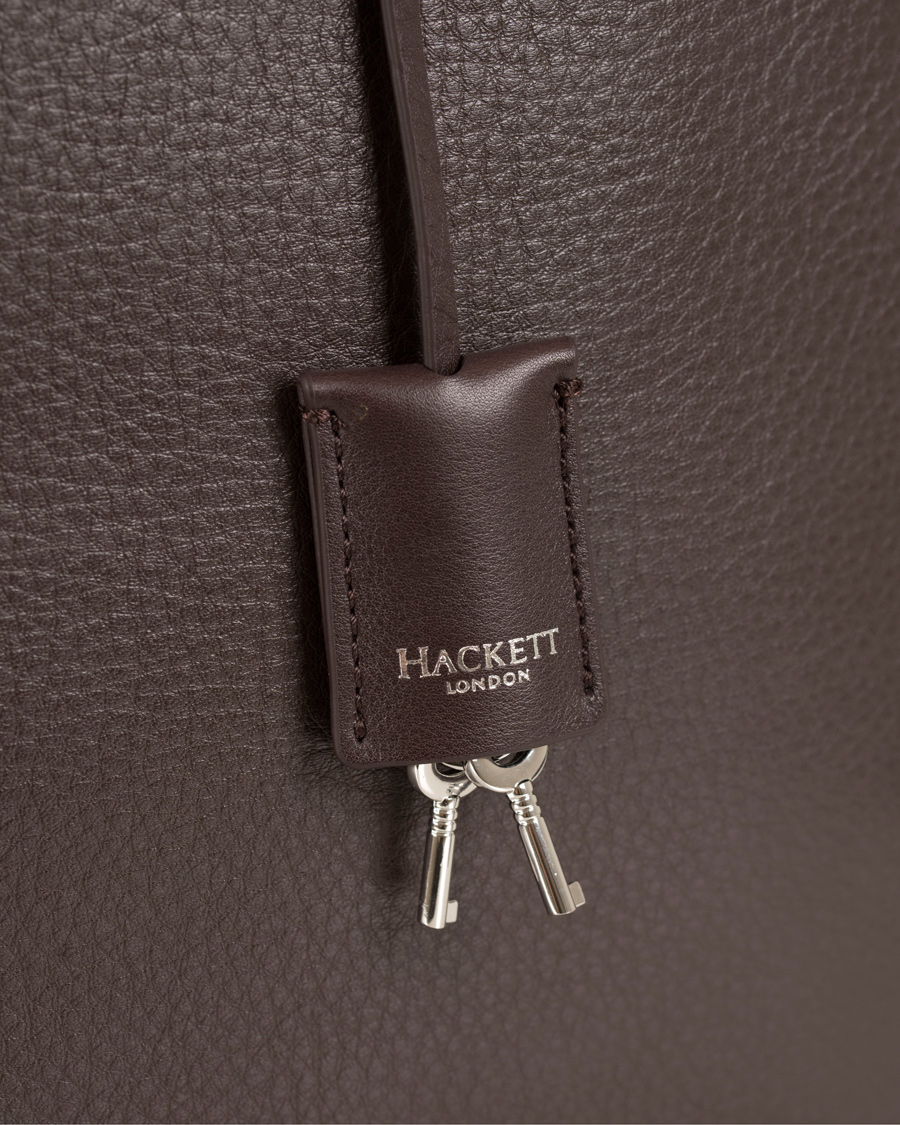 Herr | Hackett Pebble Document Briefcase Brown | Hackett | Pebble Document Briefcase Brown