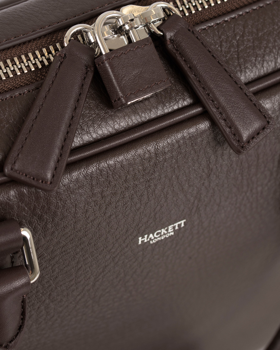 Herr | Hackett Pebble Document Briefcase Brown | Hackett | Pebble Document Briefcase Brown