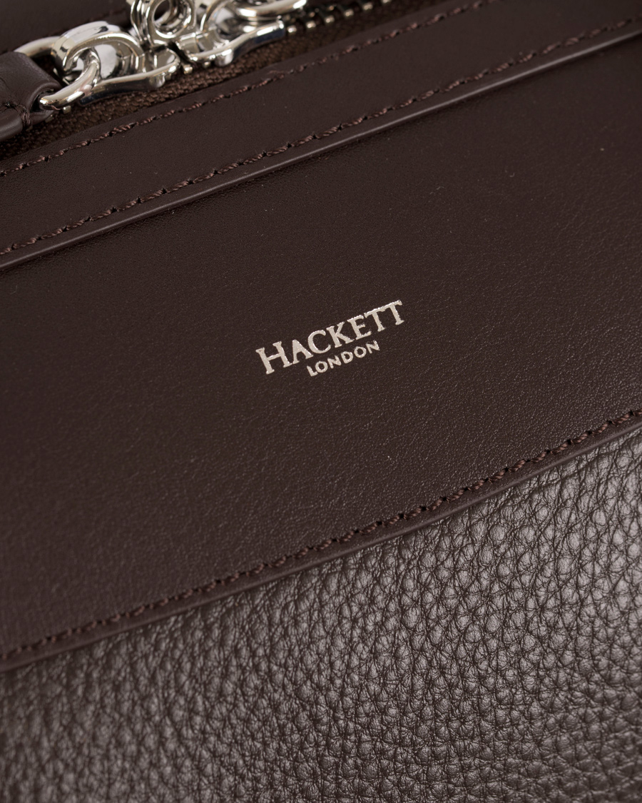 Herr | Hackett The Pebble Boston Holdall Brown | Hackett | The Pebble Boston Holdall Brown