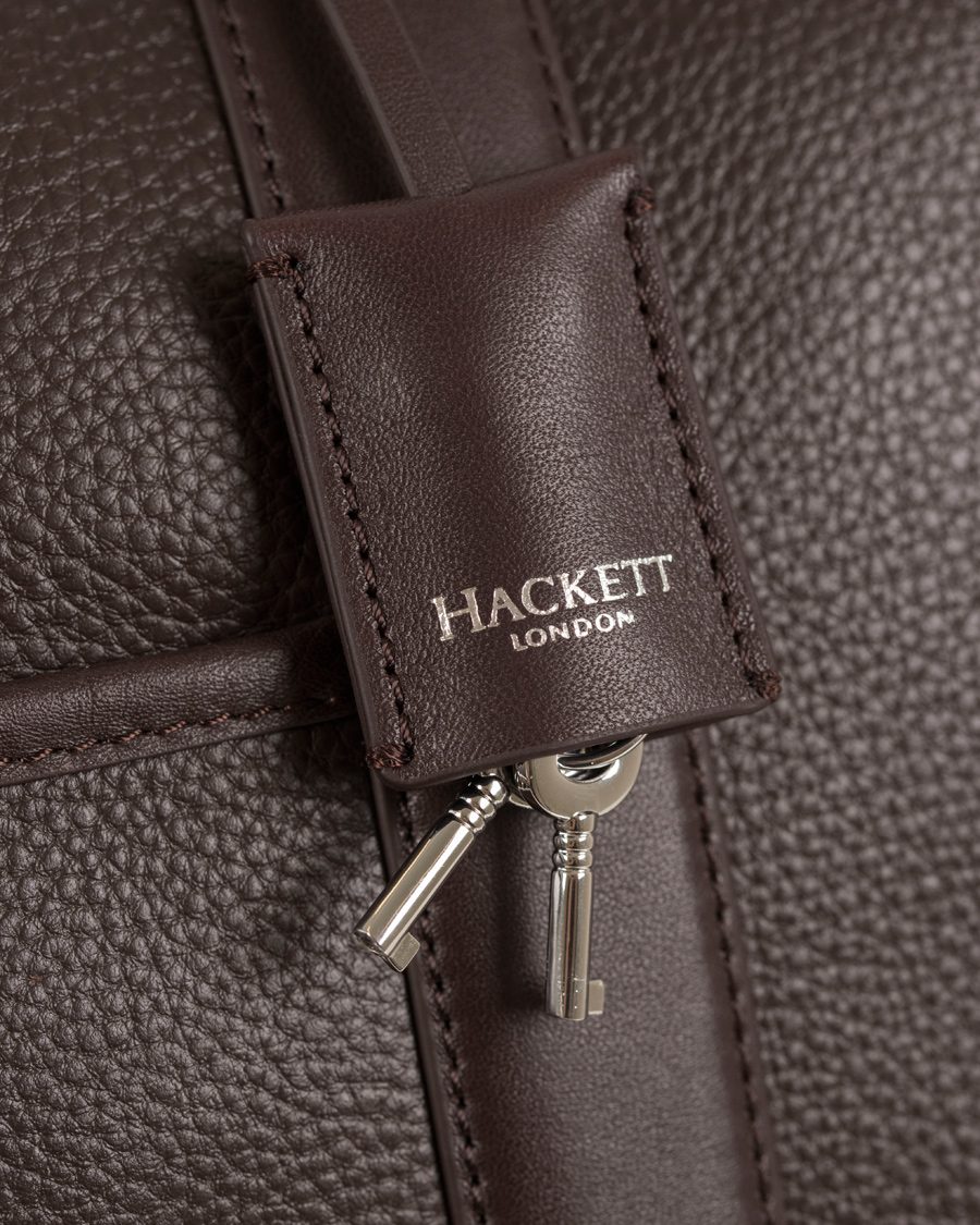 Herr | Hackett The Pebble Boston Holdall Brown | Hackett | The Pebble Boston Holdall Brown