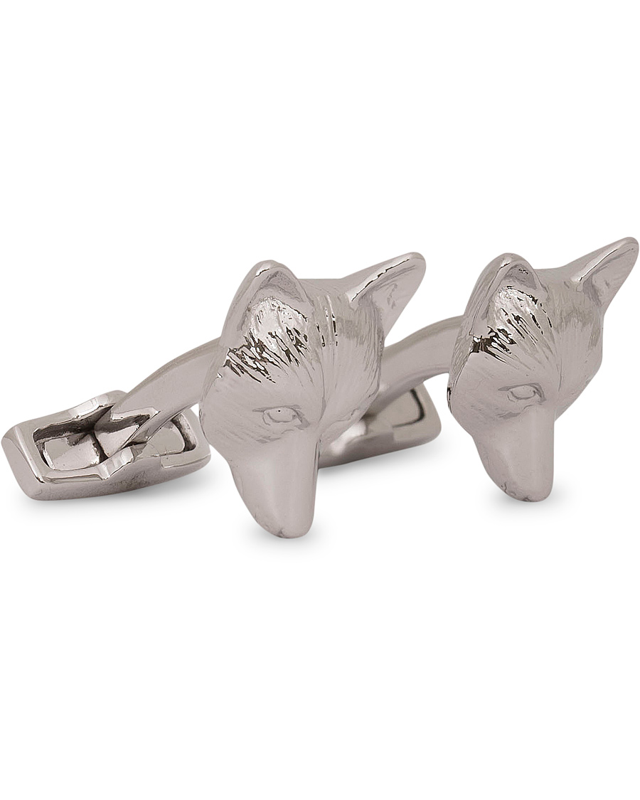 Herr | Hackett Fox Head Cufflinks Silver | Hackett | Fox Head Cufflinks Silver