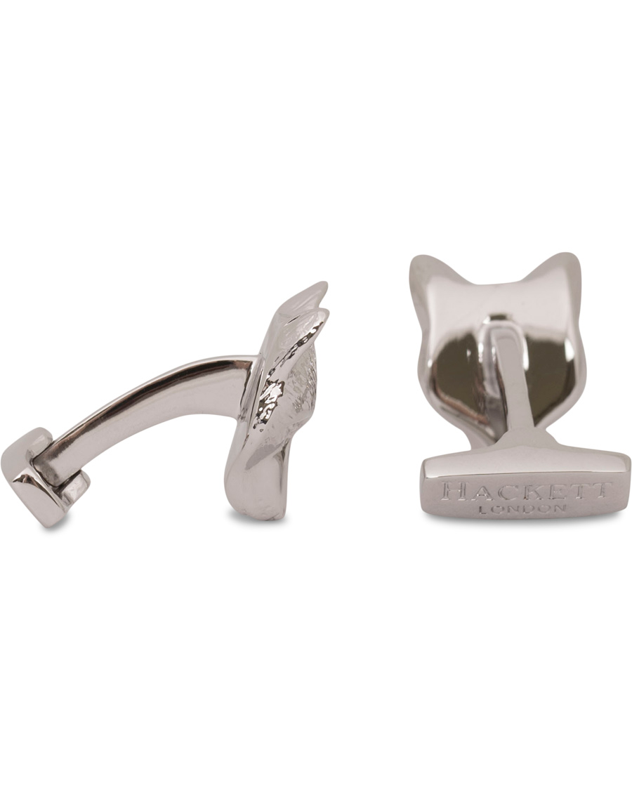 Herr | Hackett Fox Head Cufflinks Silver | Hackett | Fox Head Cufflinks Silver
