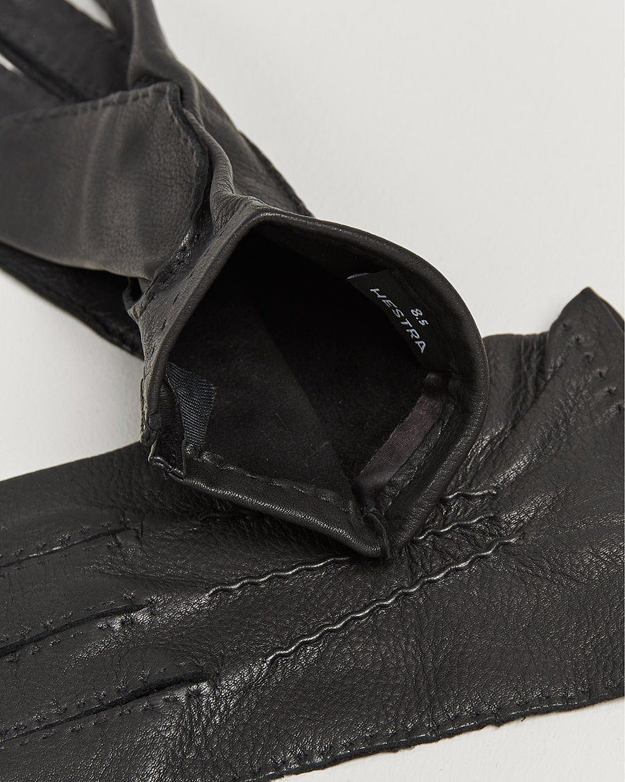 Herr | Värmande accessoarer | Hestra | Henry Unlined Deerskin Glove Black
