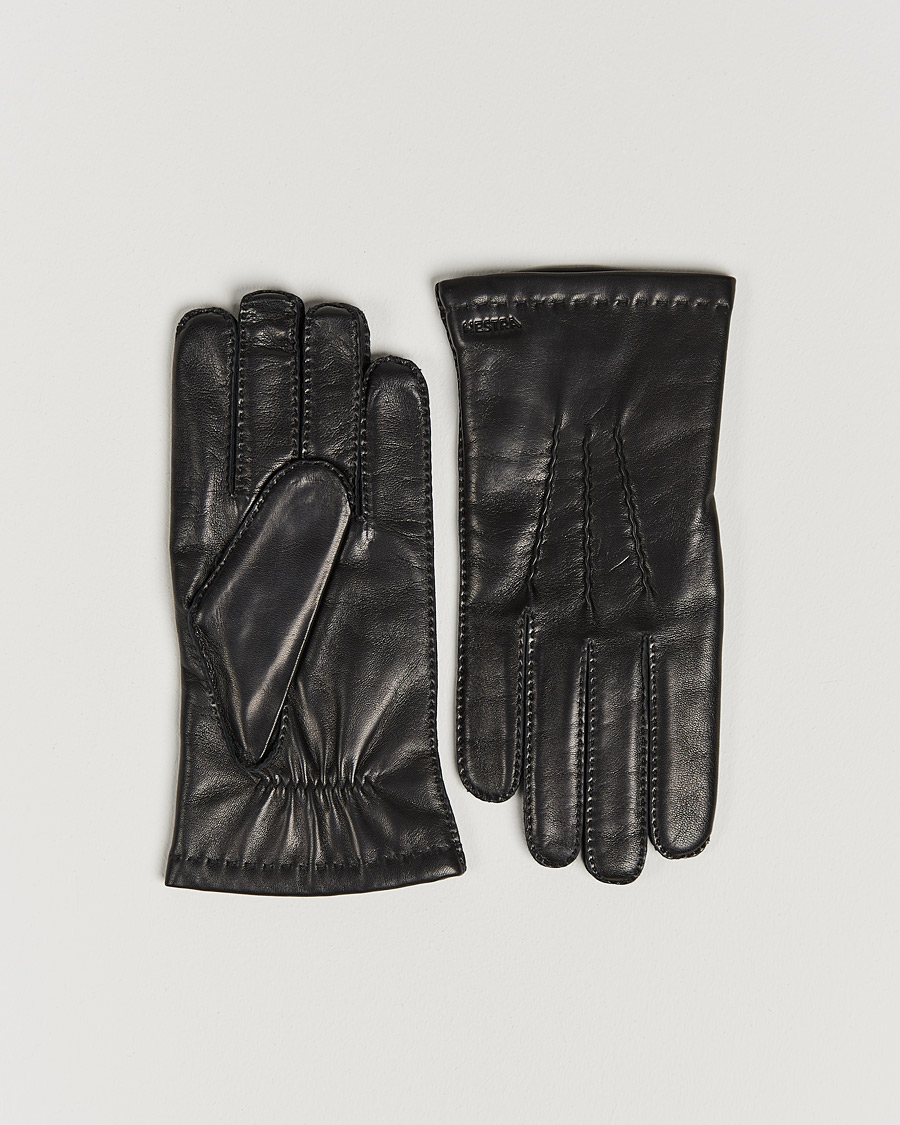 Herr |  | Hestra | Edward Wool Liner Glove Black