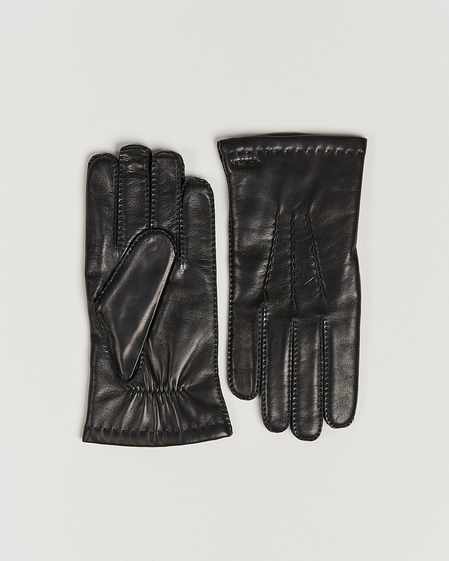 Herr | Handskar | Hestra | Edward Wool Lined Glove Black
