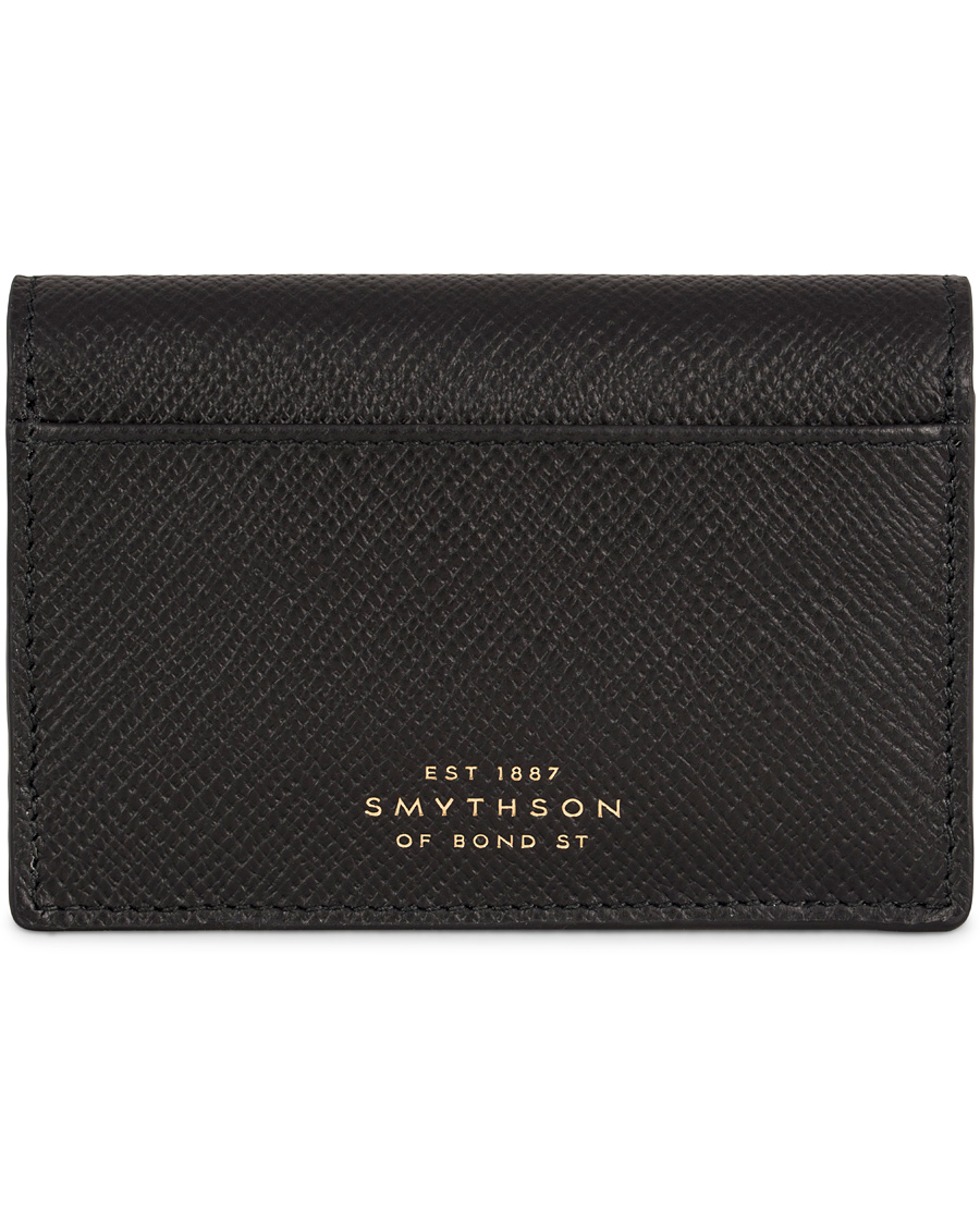 Herr | Smythson Panama Business Card Case Black Leather | Smythson | Panama Business Card Case Black Leather
