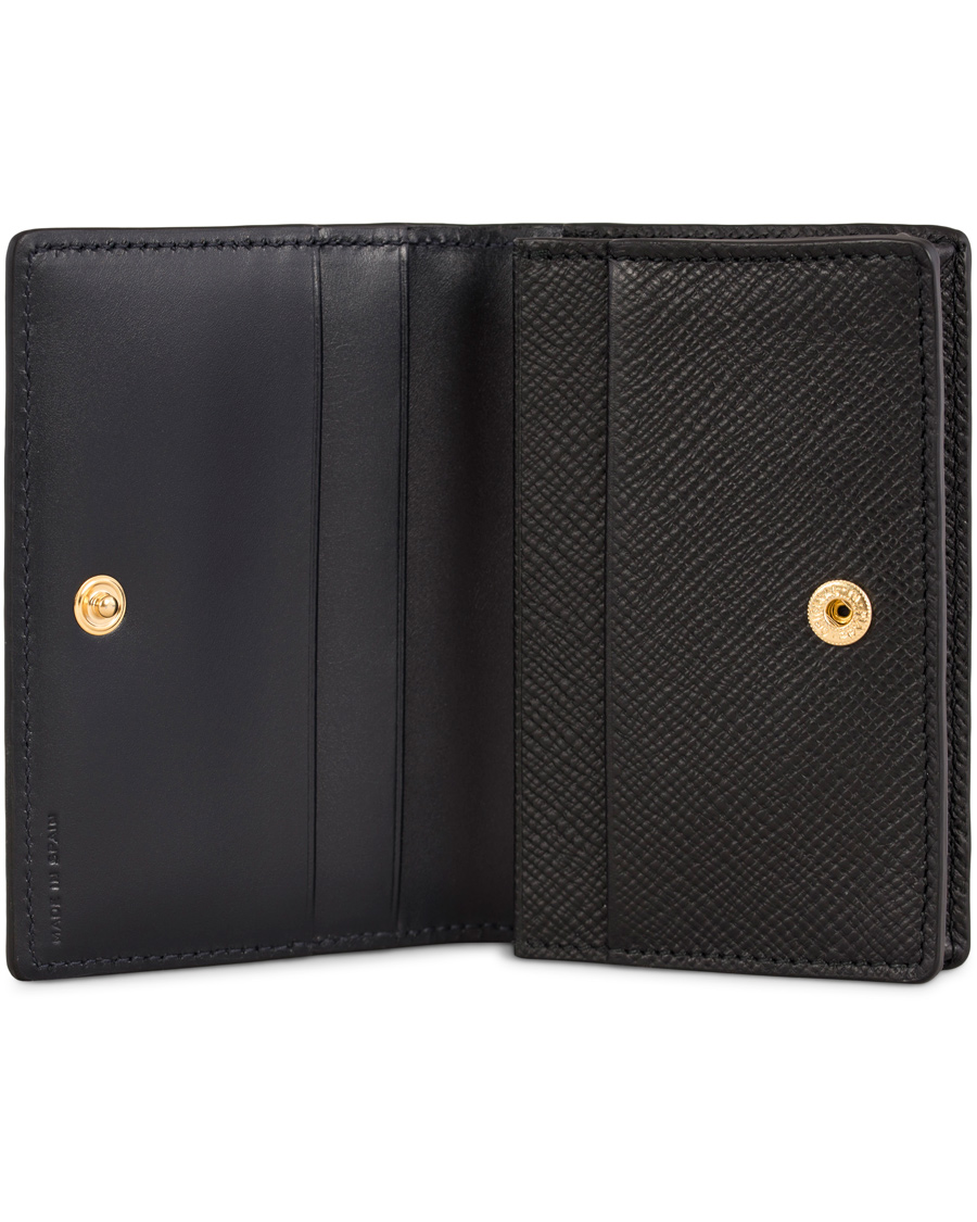 Herr | Smythson Panama Business Card Case Black Leather | Smythson | Panama Business Card Case Black Leather