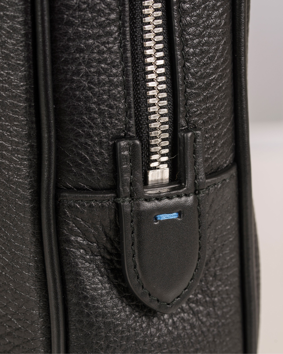 Herr | Smythson Burlington Slim Briefcase Black Deerskin | Smythson | Burlington Slim Briefcase Black Deerskin