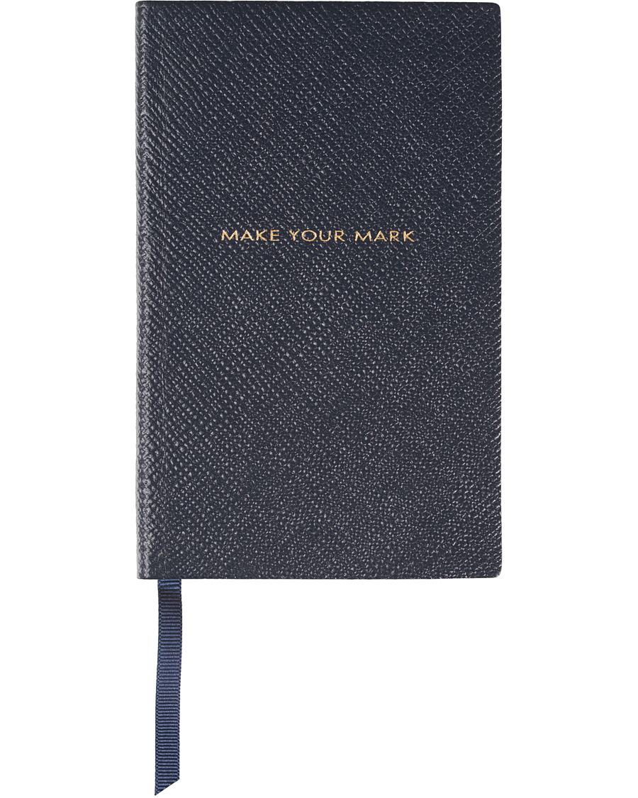 Herr | Smythson Panama Notebook Navy