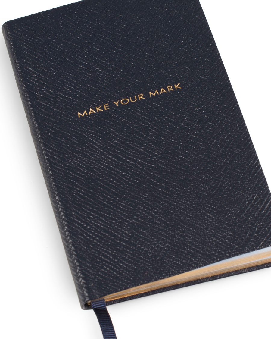Herr | Smythson Panama Notebook Navy
