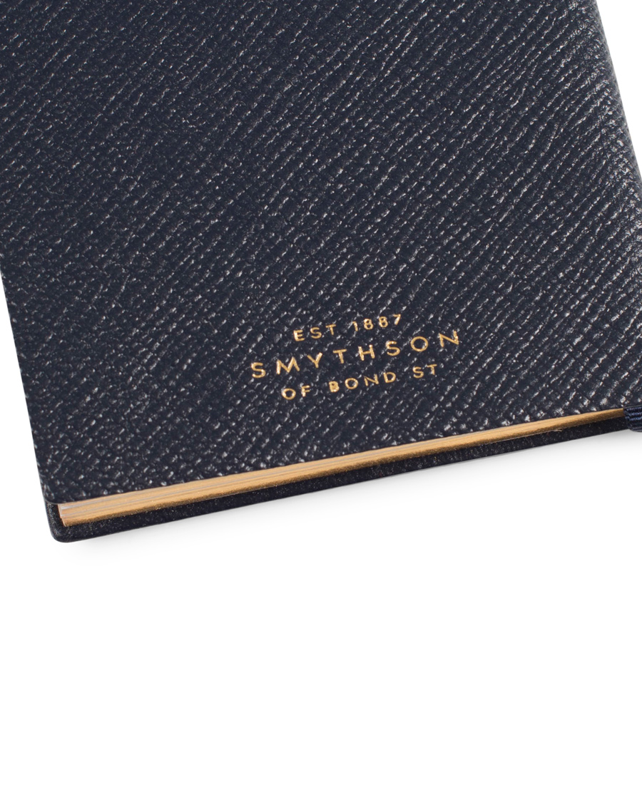 Herr | Smythson Panama Notebook Navy