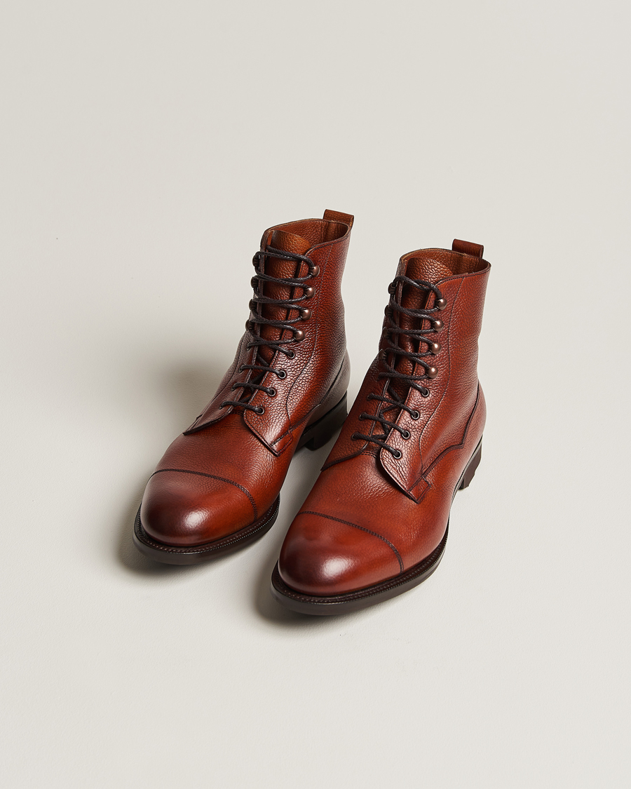 Herr | Vinterskor | Edward Green | Galway Ridgeway Boot Rosewood Country Calf