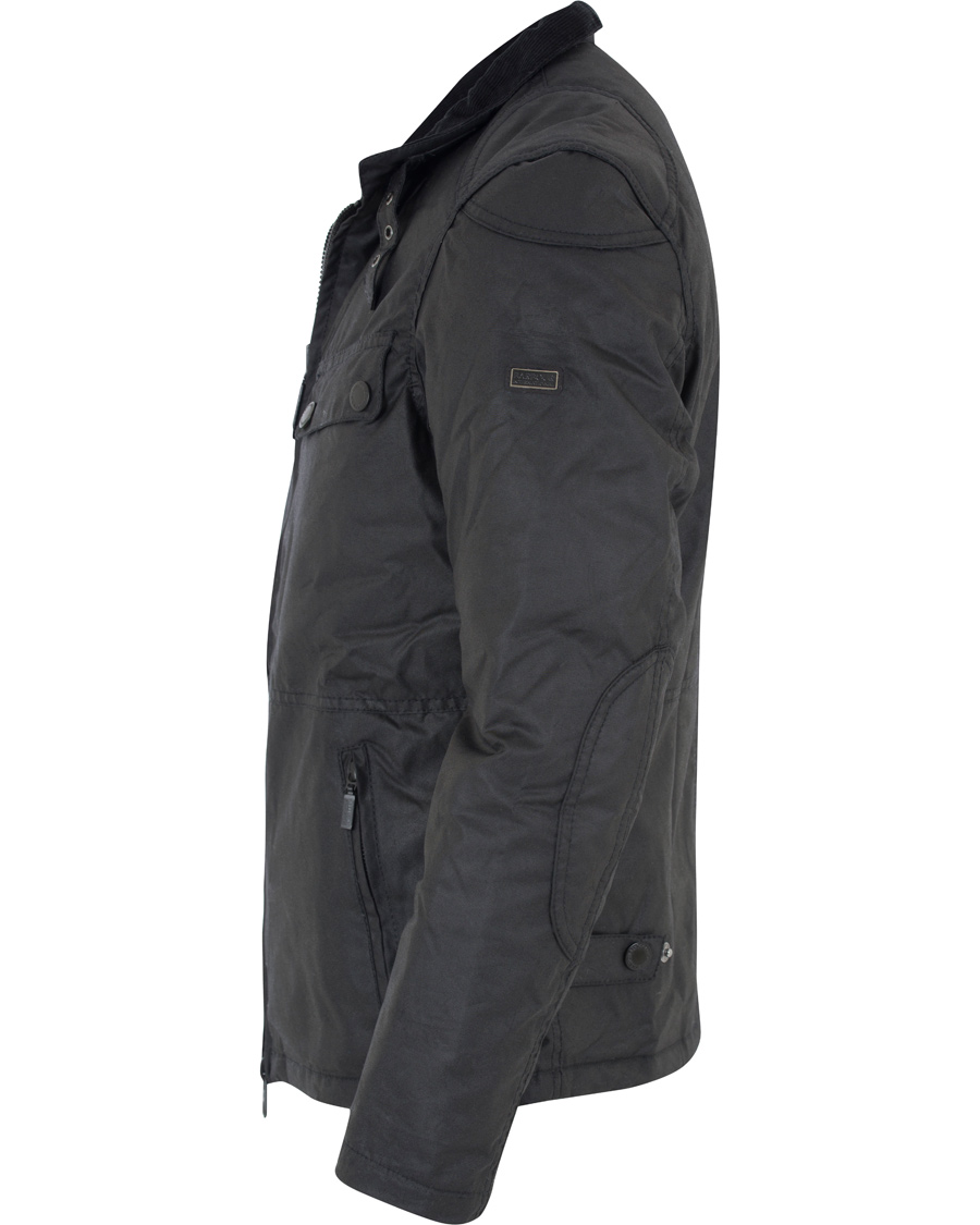 Herr | Jackor | Barbour International | Valve Wax Jacket Black