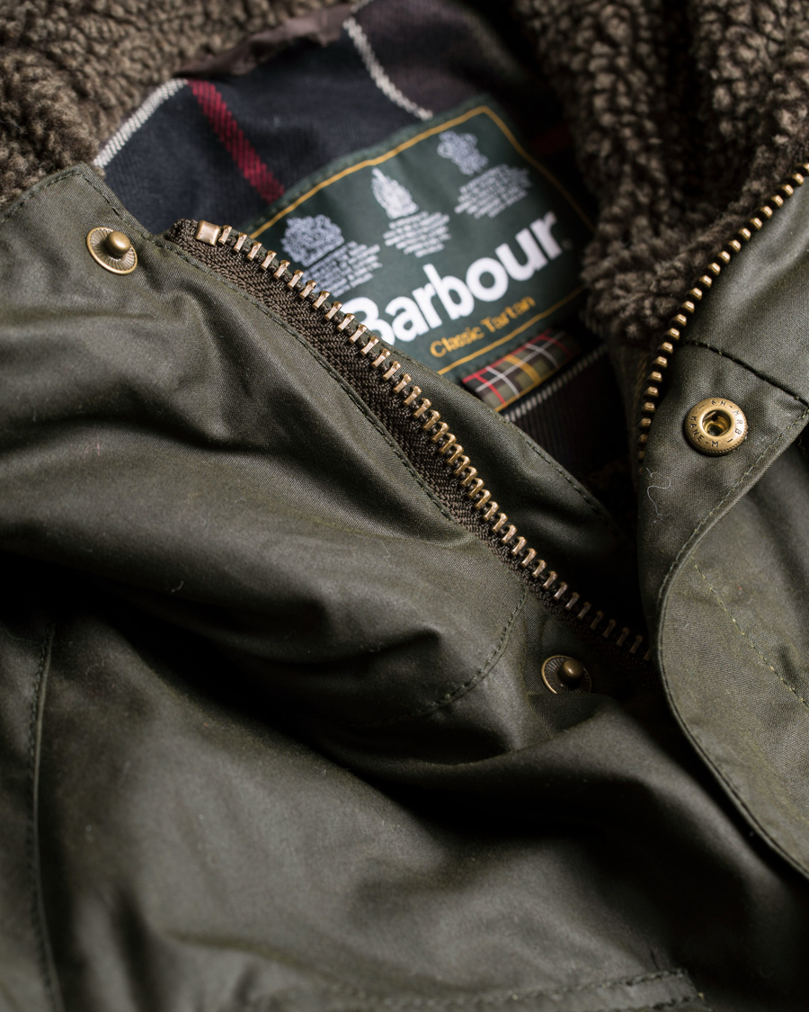 Herr | Jackor | Barbour Lifestyle | Brindle Wax Parka Ferm Green