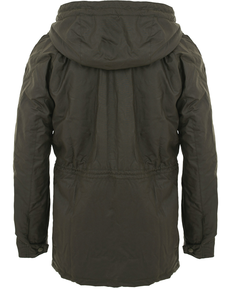 Herr | Jackor | Barbour Lifestyle | Brindle Wax Parka Ferm Green