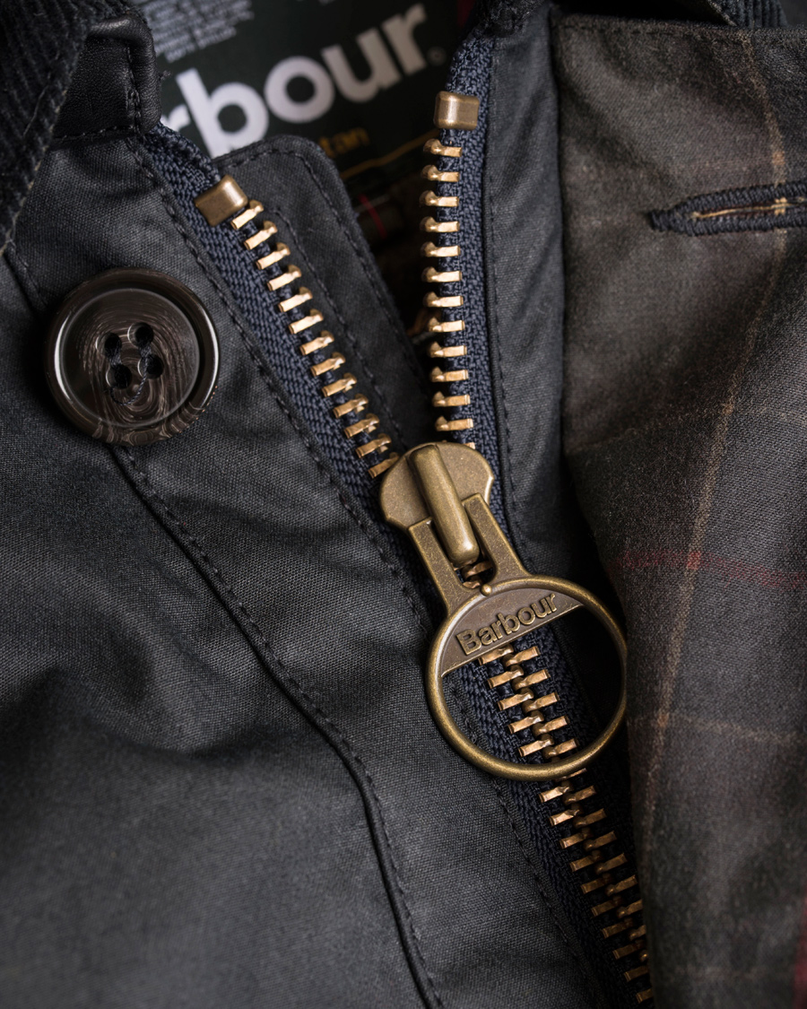 Barbour Lifestyle Carrbridge Wax Jacket Navy Herr Care of Carl