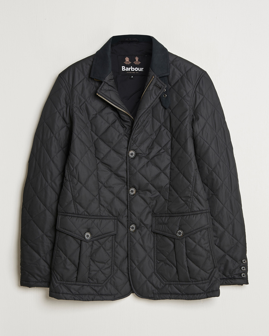 Herr | Jackor | Barbour Lifestyle | Quilted Lutz Jacket Black