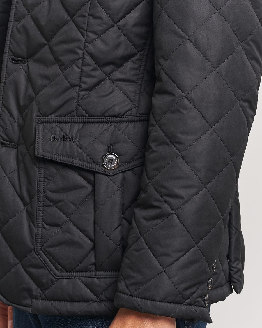Herr | Jackor | Barbour Lifestyle | Quilted Lutz Jacket Black