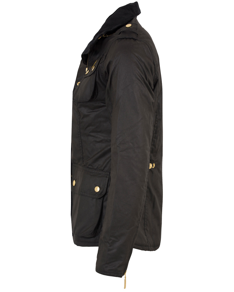 Herr | Barbour International Women Finns Wax Jacket Black | Barbour International | Women Finns Wax Jacket Black