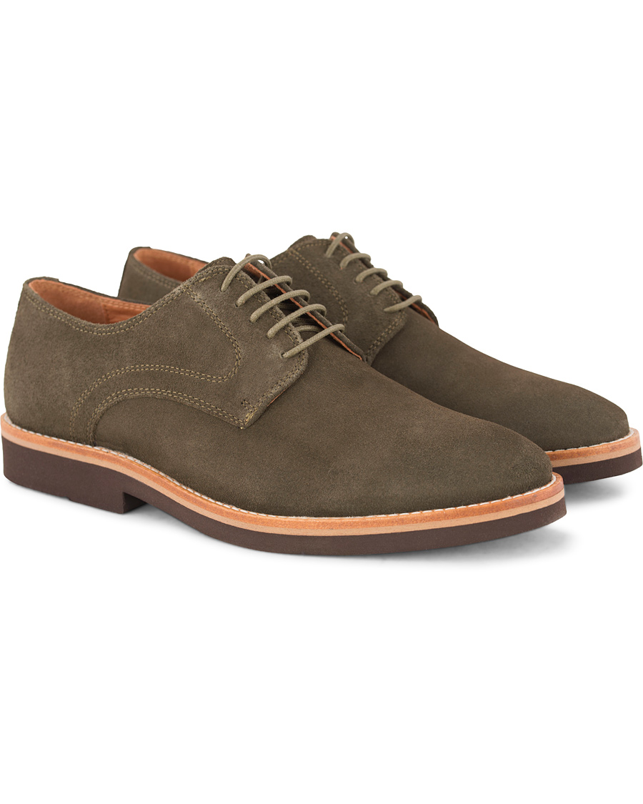 Herr | Morris Derby Suede Shoe Olive | Morris | Derby Suede Shoe Olive