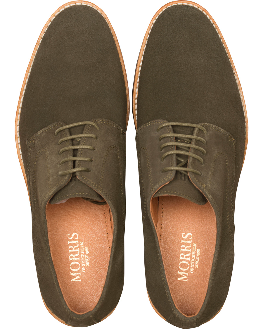 Herr | Morris Derby Suede Shoe Olive | Morris | Derby Suede Shoe Olive