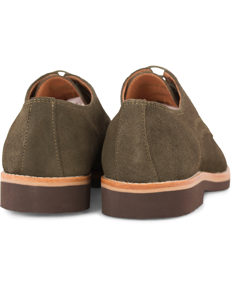Herr | Morris Derby Suede Shoe Olive | Morris | Derby Suede Shoe Olive