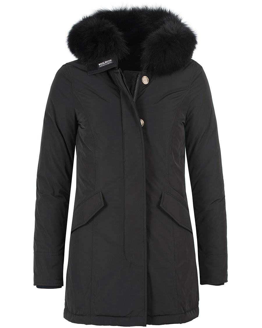 Woolrich Woman Arctic Luxury Fox Parka New Black hos