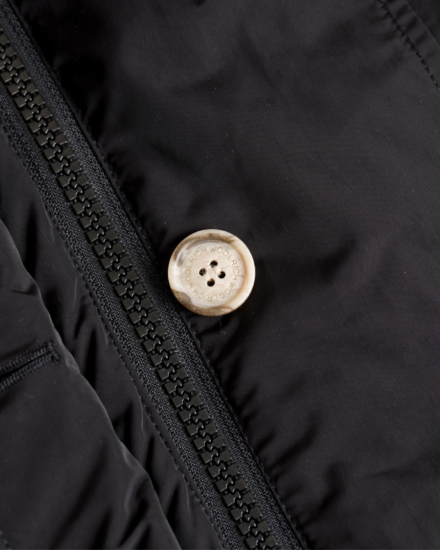 Herr | Jackor | Woolrich | Woman Arctic Luxury Fox Parka New Black