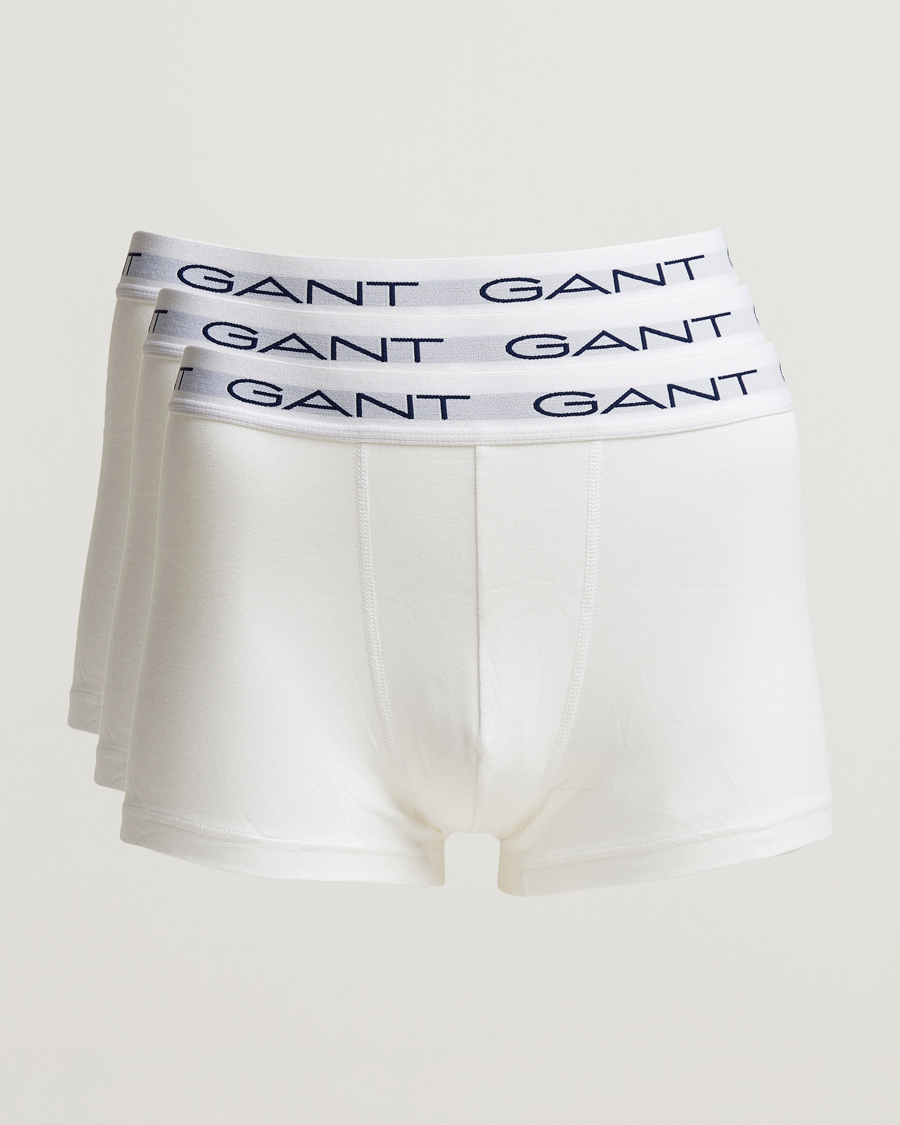 Herr | Underkläder | GANT | 3-Pack Trunk Boxer White