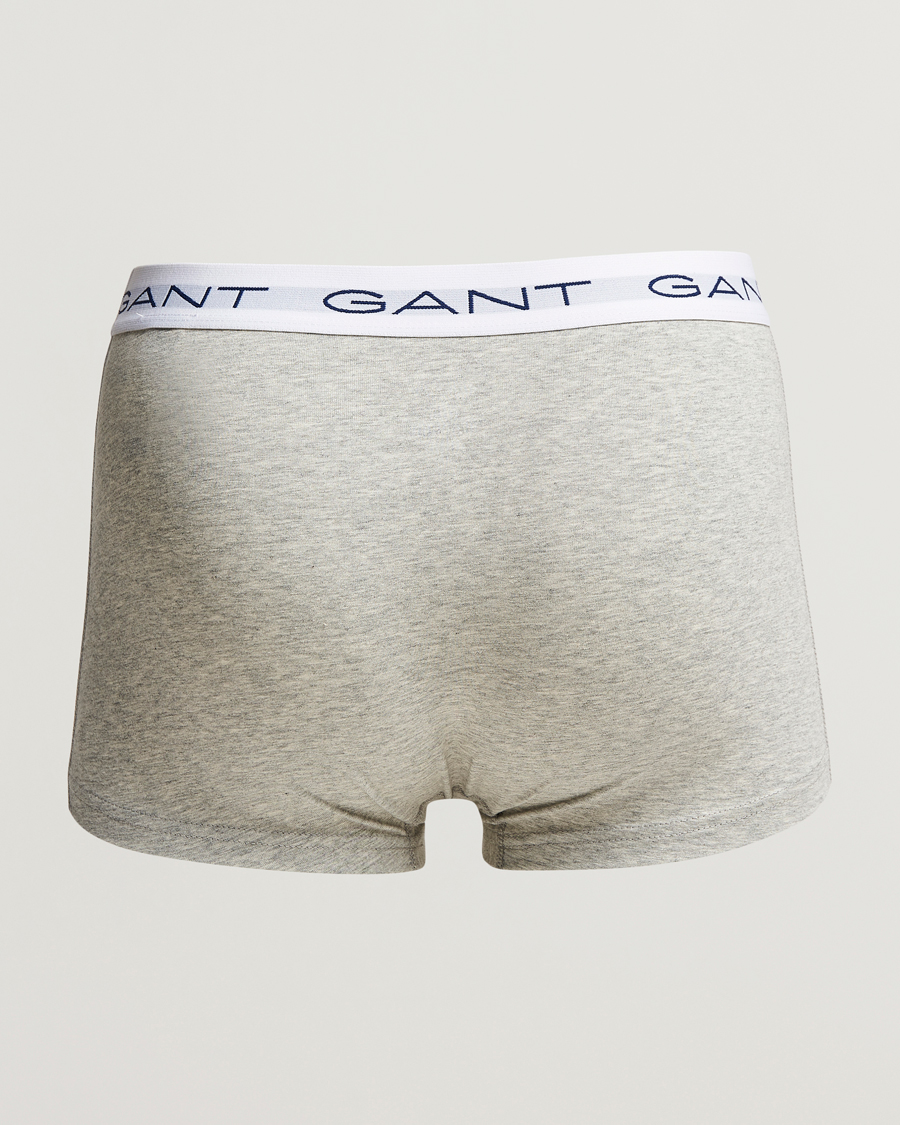 Herr | Underkläder | GANT | 3-Pack Trunk Boxer White/Black/Grey Melange