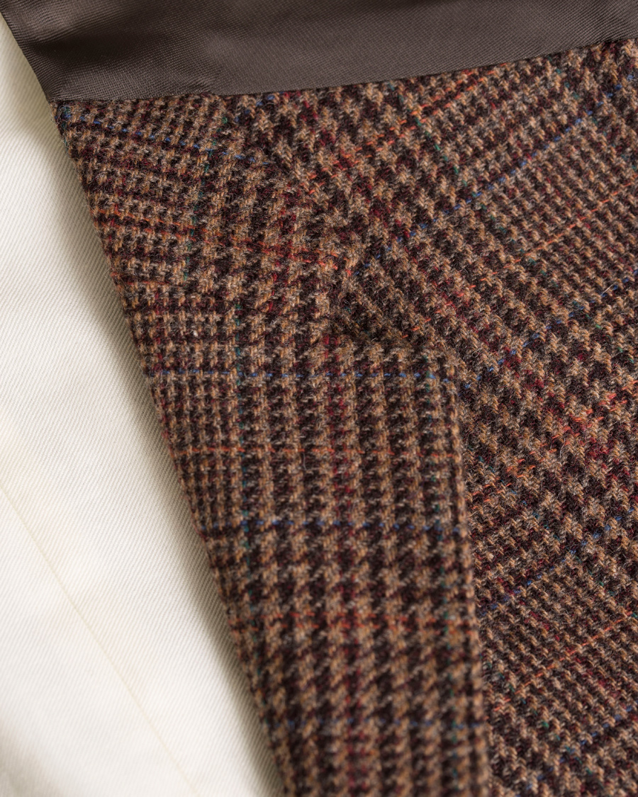 Herr | Kavajer | Polo Ralph Lauren | Clothing Glen Check Waistcoat Rust Brown