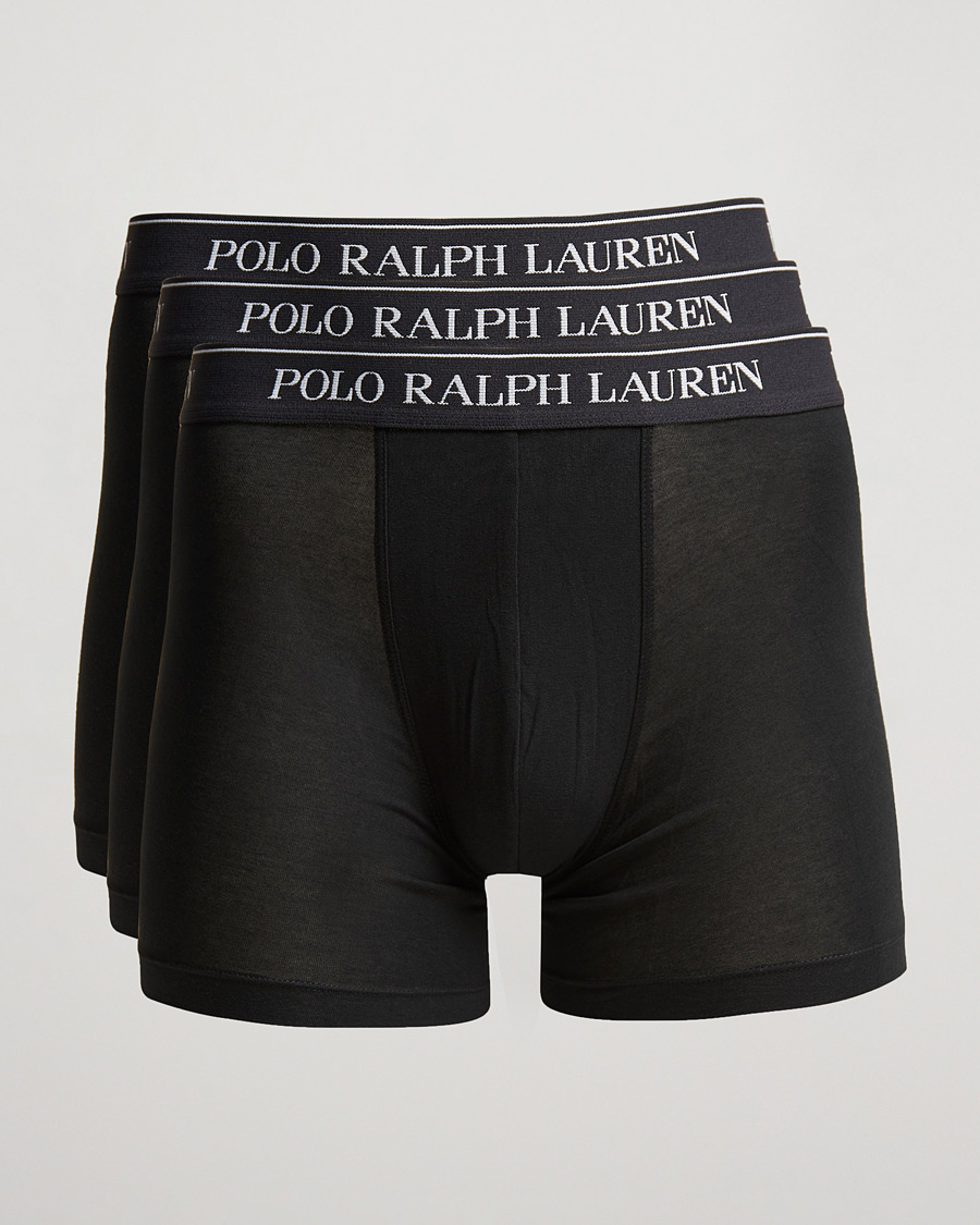 Herr | Boxershorts | Polo Ralph Lauren | 3-Pack Boxer Brief Polo Black