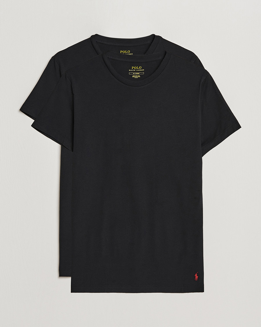 Herr | T-Shirts | Polo Ralph Lauren | 2-Pack Cotton Stretch T-Shirt Black