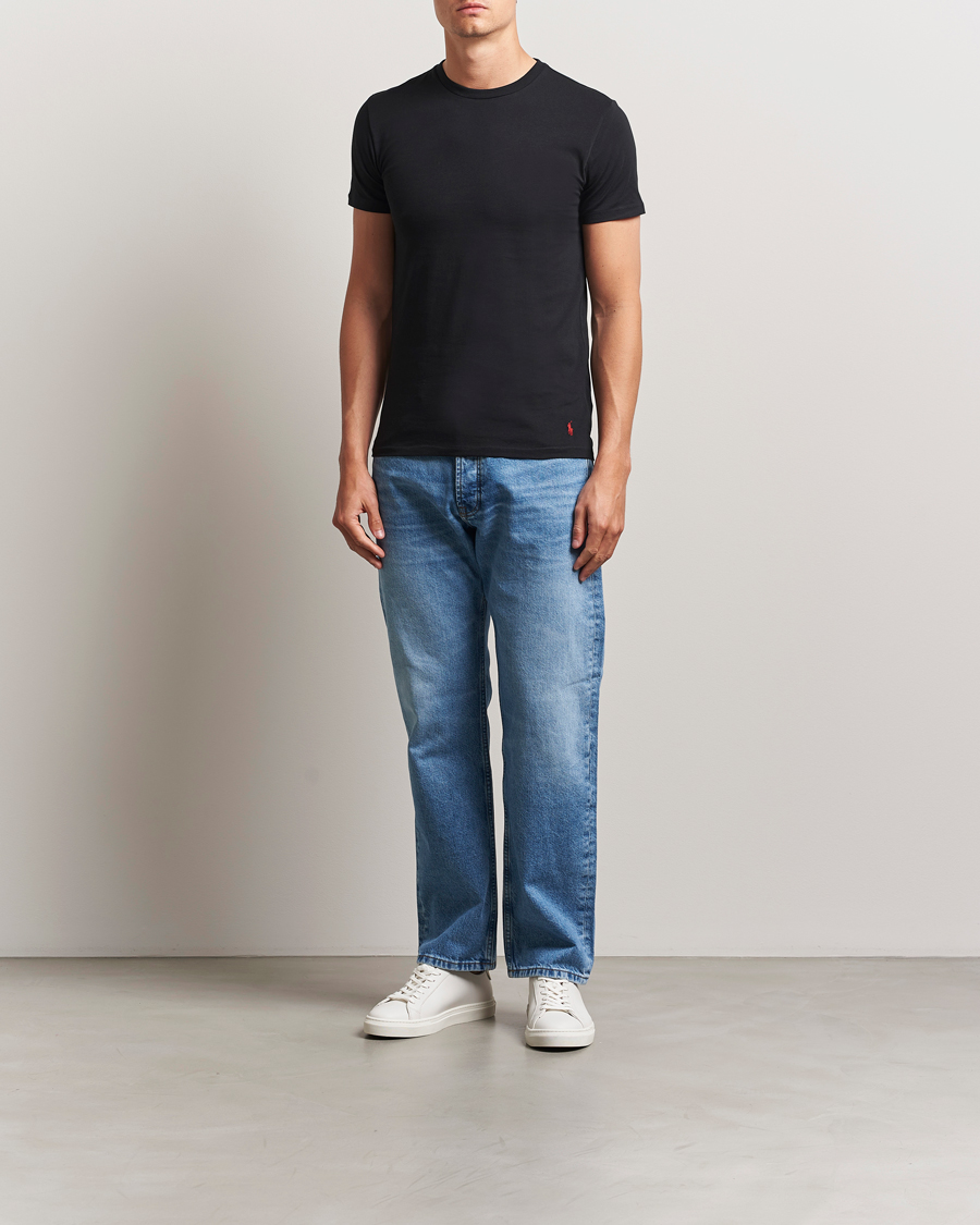 Herr | T-Shirts | Polo Ralph Lauren | 2-Pack Cotton Stretch T-Shirt Black