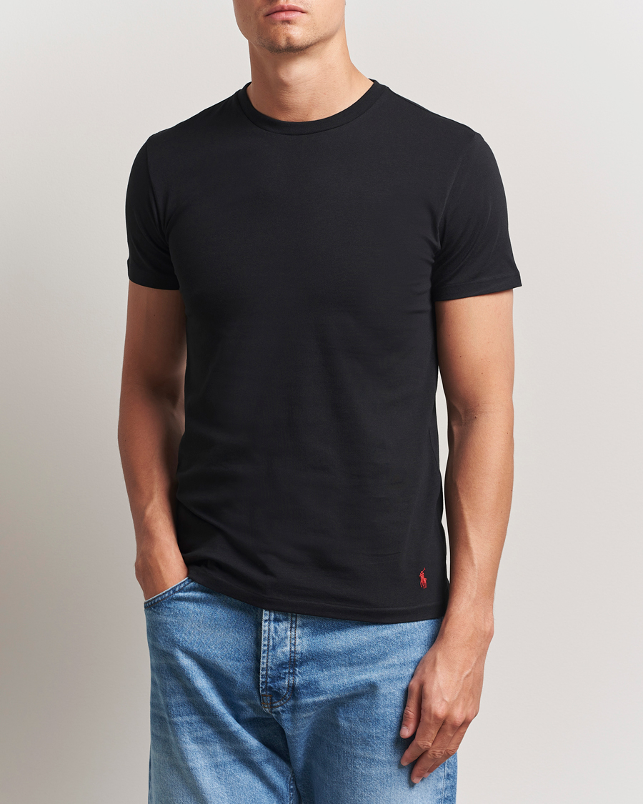 Herr | T-Shirts | Polo Ralph Lauren | 2-Pack Cotton Stretch T-Shirt Black
