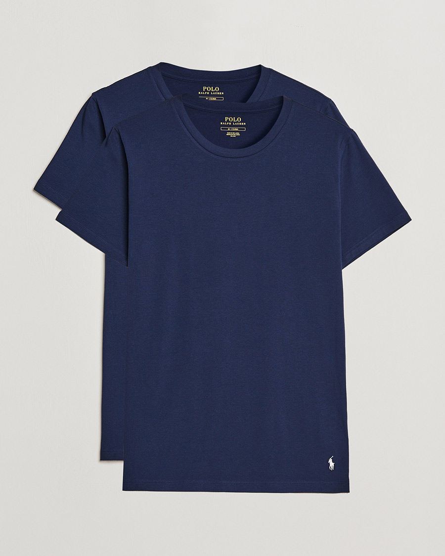 Herr | T-Shirts | Polo Ralph Lauren | 2-Pack Cotton Stretch T-Shirt Cruise Navy
