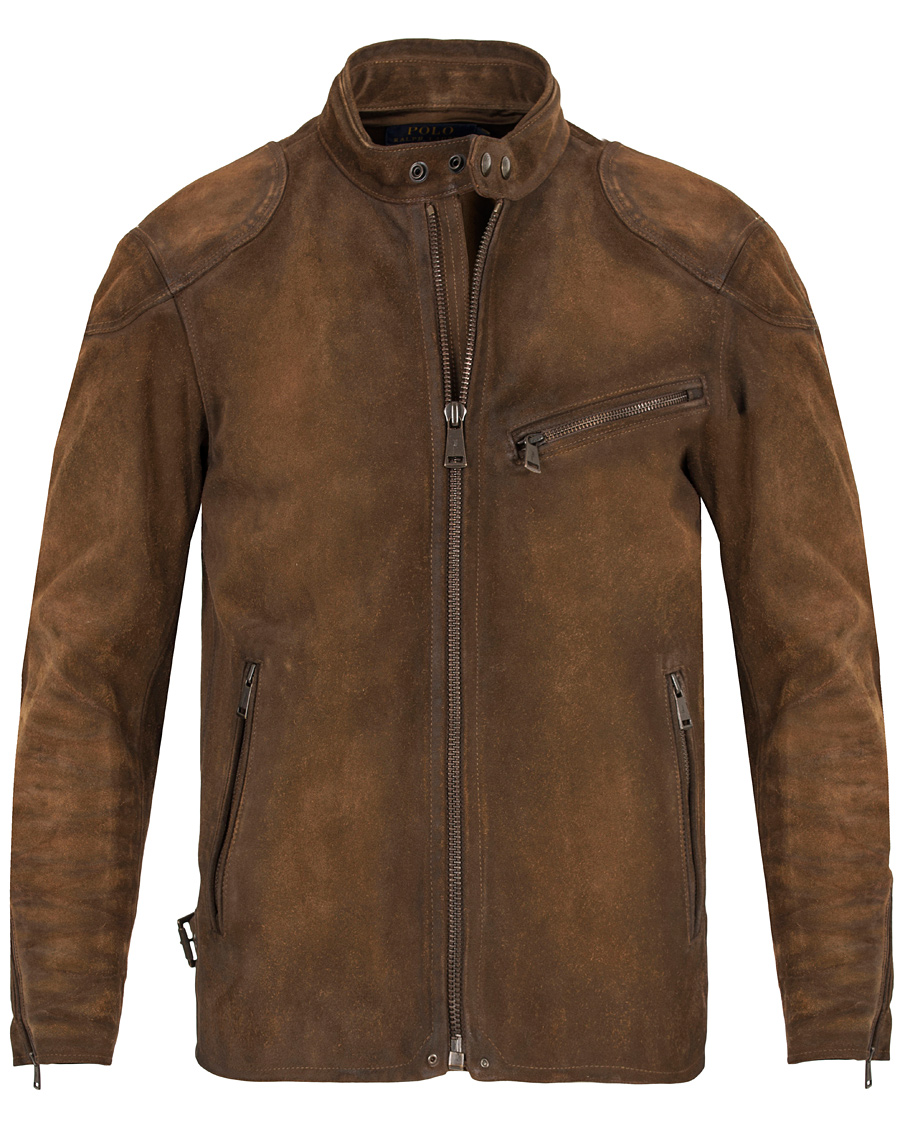 Herr | Jackor | Polo Ralph Lauren | Cafe Racer Suede Jacket Smith Brown