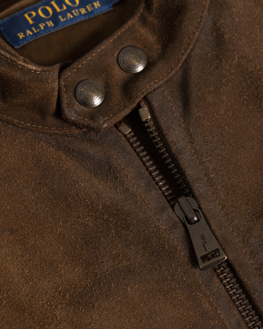 Herr | Jackor | Polo Ralph Lauren | Cafe Racer Suede Jacket Smith Brown