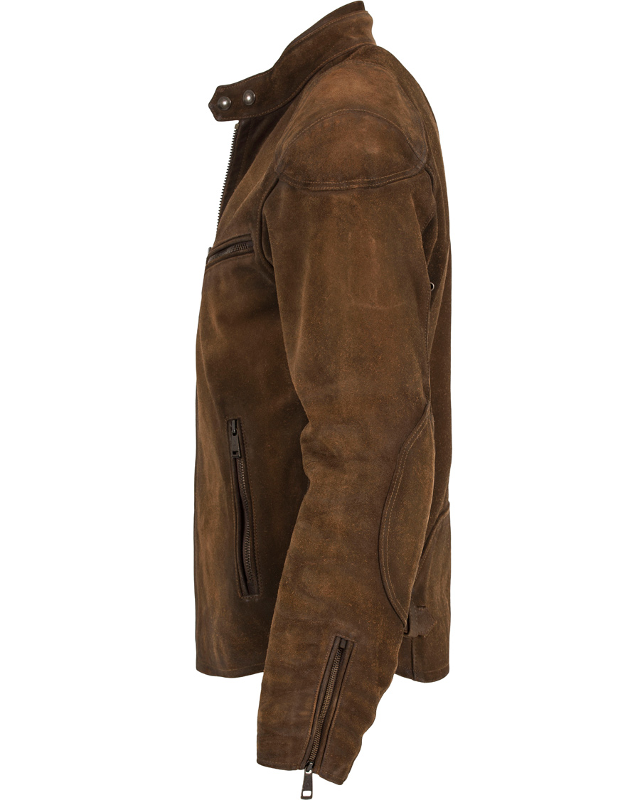 Herr | Jackor | Polo Ralph Lauren | Cafe Racer Suede Jacket Smith Brown