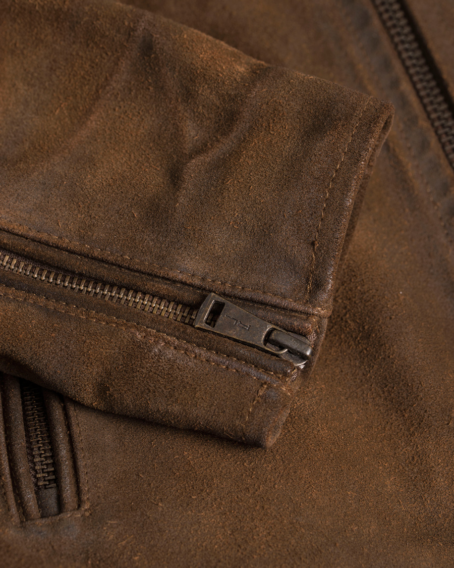Herr | Jackor | Polo Ralph Lauren | Cafe Racer Suede Jacket Smith Brown