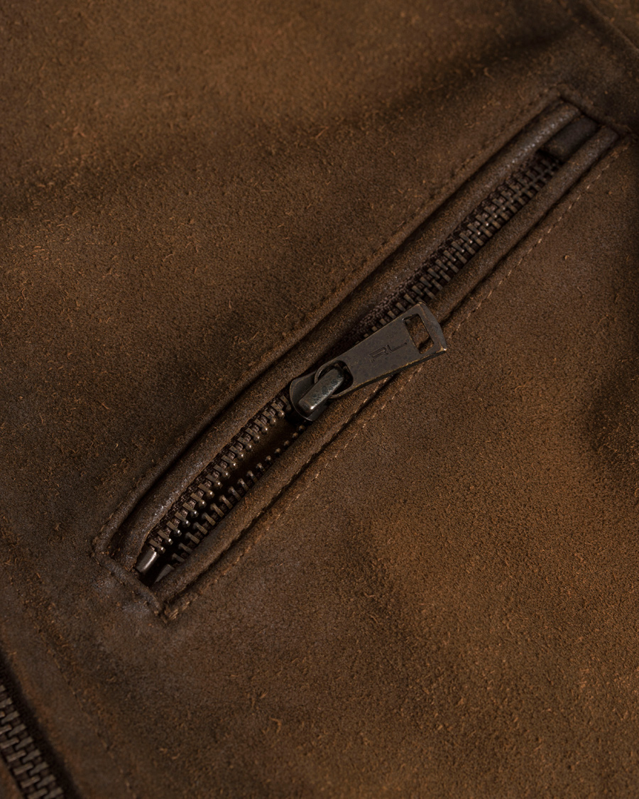 Herr | Jackor | Polo Ralph Lauren | Cafe Racer Suede Jacket Smith Brown