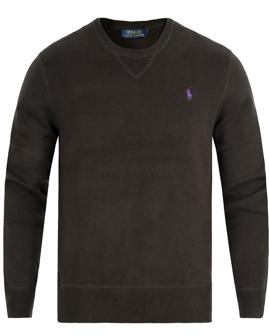 Herr | Tröjor | Polo Ralph Lauren | Crew Neck Knitted Sweater Polo Black