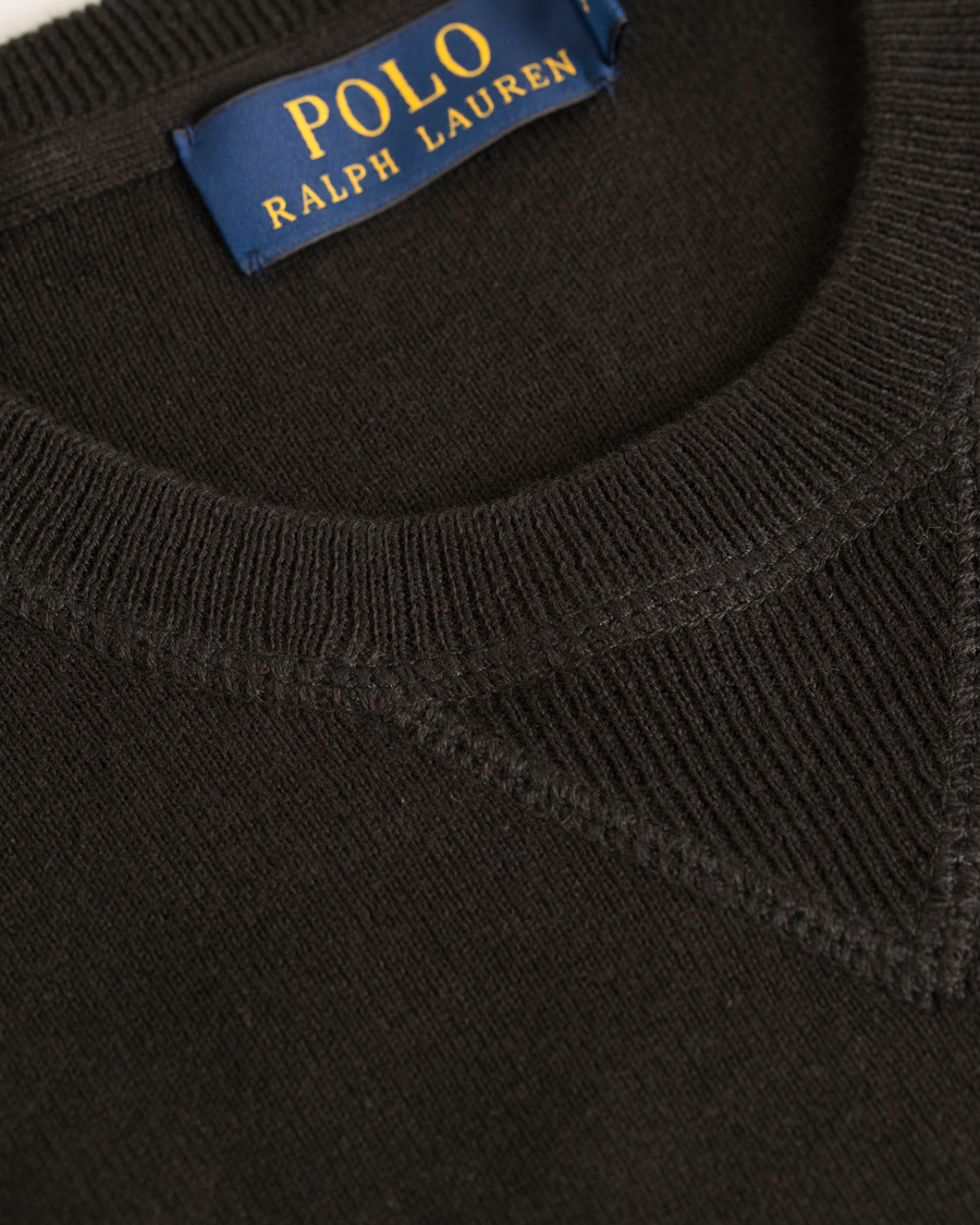 Herr | Tröjor | Polo Ralph Lauren | Crew Neck Knitted Sweater Polo Black