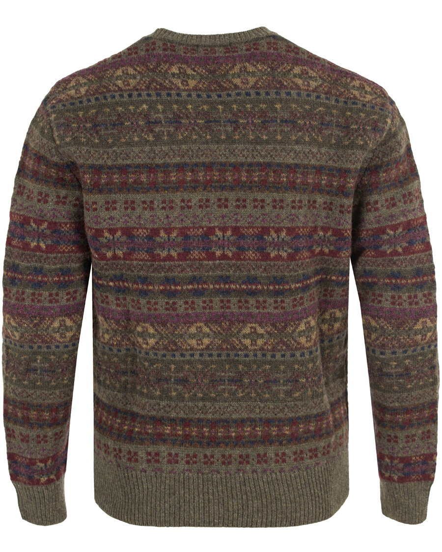 Herr | Tröjor | Polo Ralph Lauren | Knitted Wool Sweater Olive Fairisle