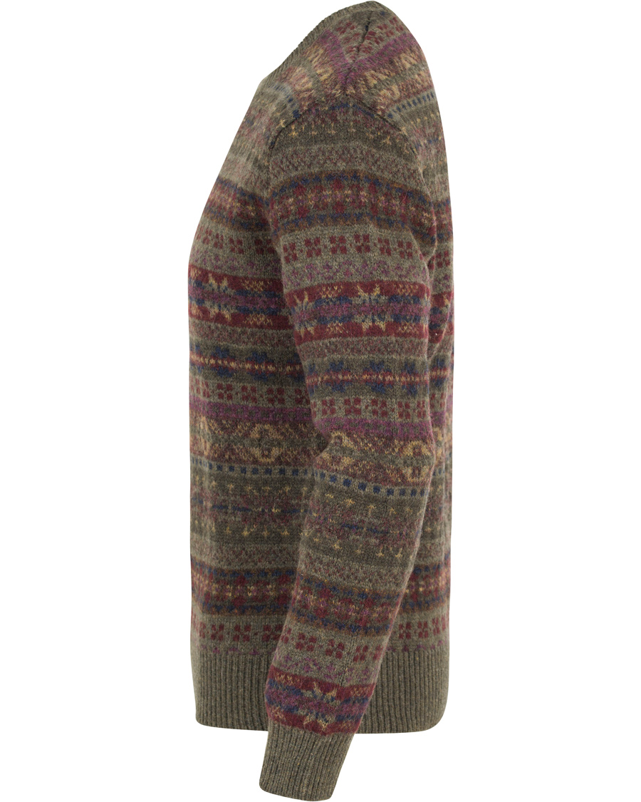 Herr | Tröjor | Polo Ralph Lauren | Knitted Wool Sweater Olive Fairisle