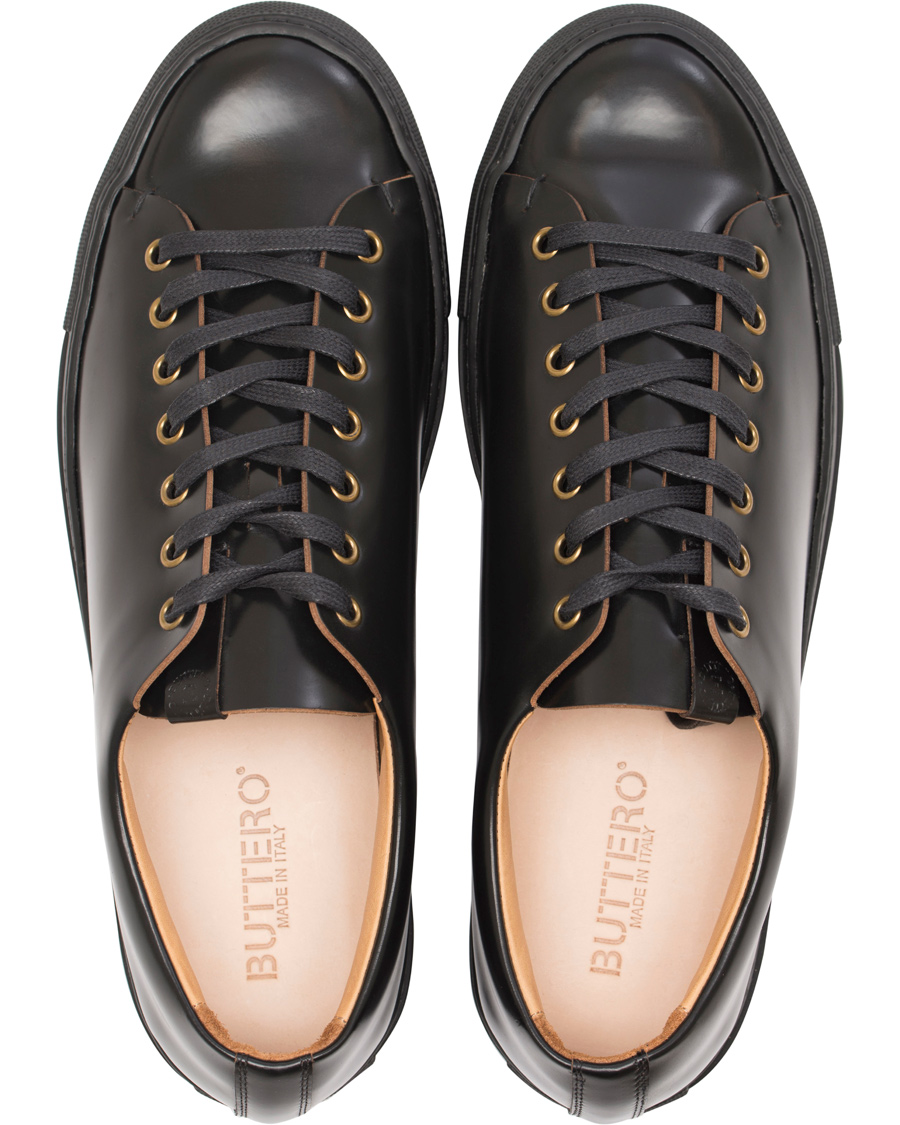 Herr | Buttero Sneaker Nero Black Calf | Buttero | Sneaker Nero Black Calf