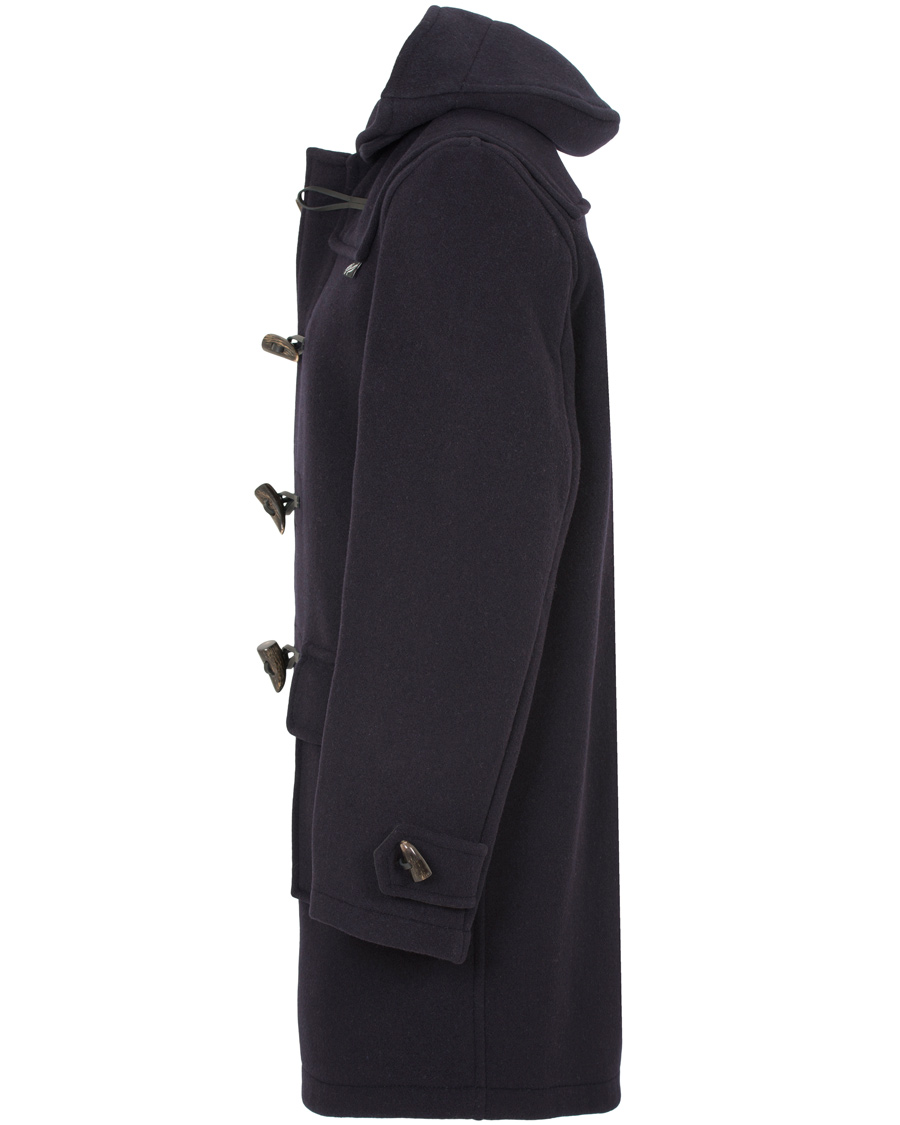 Herr | Jackor | Gloverall | Morris Duffel Coat Navy/Dress Gordon