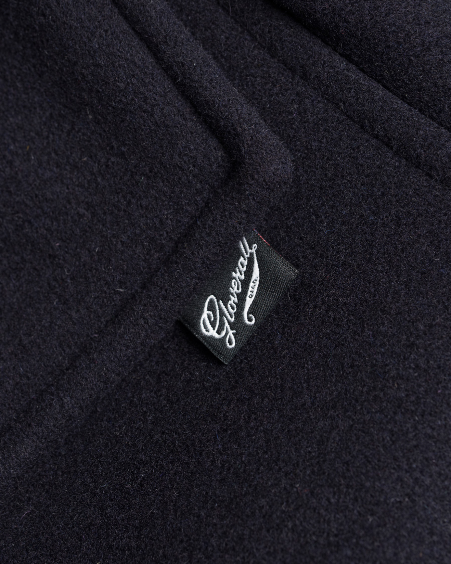 Herr | Jackor | Gloverall | Morris Duffel Coat Navy/Dress Gordon