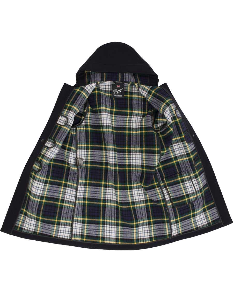 Herr | Jackor | Gloverall | Morris Duffel Coat Navy/Dress Gordon